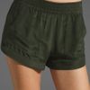 Cut25 Washed Crepe De Chine Short in Green (military) - Lyst