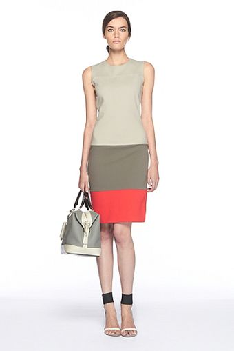 Diane Von Furstenberg Sharby Color Block Dress - Lyst