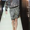 Gucci Fringed Leather Skirt in Black - Lyst
