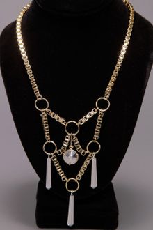 Low Luv X Erin Wasson Box Chain Necklace - Yellow Gold - Lyst