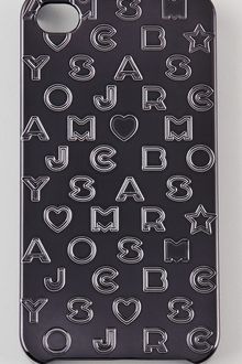 Marc By Marc Jacobs Metallic Stardust Logo Iphone Case - Lyst