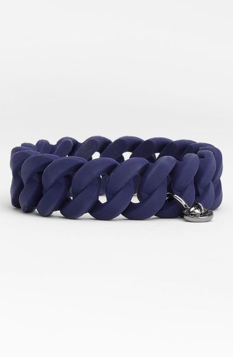 Marc By Marc Jacobs Rubber Turnlock Stretch Bracelet - Lyst