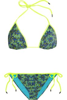 Matthew Williamson Butterfly-print Triangle Bikini - Lyst