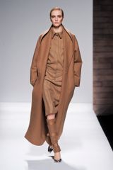 Max Mara Fall 2012 Long Coat in Camel