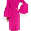 Roksanda Ilincic Margot LanternSleeve WoolCrepe Dress in Pink (fuchsia) - Lyst