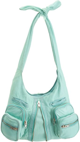 Alexander Wang Donna Hobo in Blue (nickel) - Lyst