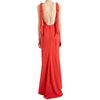 Nina Ricci Ruffled Evening Gown in Red - Lyst