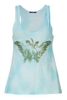 Balmain Turquoise Tie-dye Top - Lyst