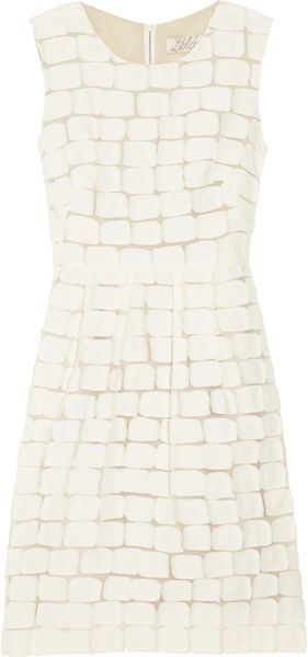  Appliquéd Cotton-blend Dress 