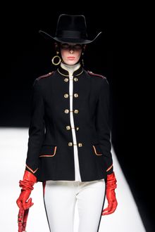 Moschino Fall 2012 Long Sleeve White Turtleneck Top - Lyst