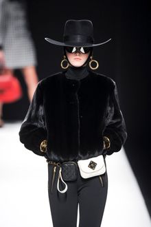 Moschino Fall 2012 Short Fur Collarless Jacket  - Lyst