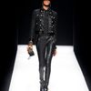 Moschino Fall 2012 Button Detail Wool Jacket  in Black - Lyst