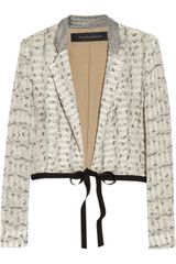 Roland Mouret Harleth Bouclé Cotton-blend Jacket