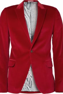 Alexander McQueen Slim-fit Velvet Blazer - Lyst