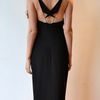 Cushnie Et Ochs Criss Cross Harness Sheath Dress in Black - Lyst