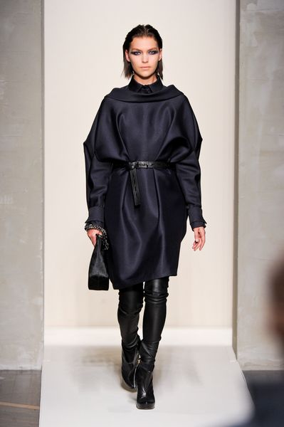 Gianfranco Ferré Fall 2012 Black Leather Leggings  in Black - Lyst
