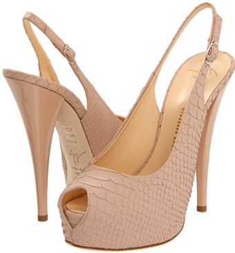 Giuseppe Zanotti In Beige - Lyst