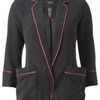 Smythe Pyjama Blazer Black Pindot Fluro Pipe in Black - Lyst
