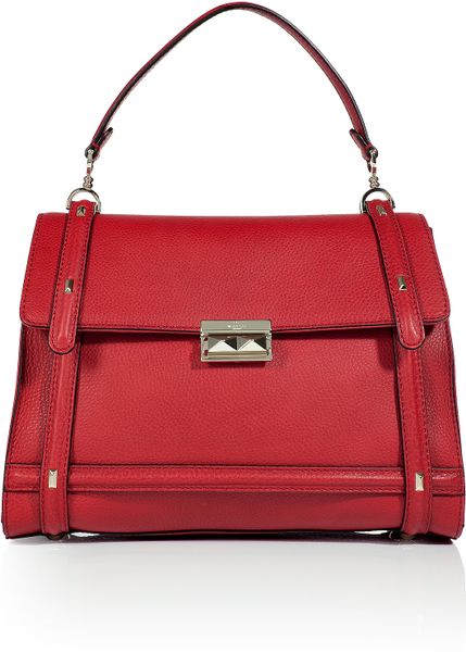 Valentino Tomato Rock Stud Bag in Red (tomato) - Lyst