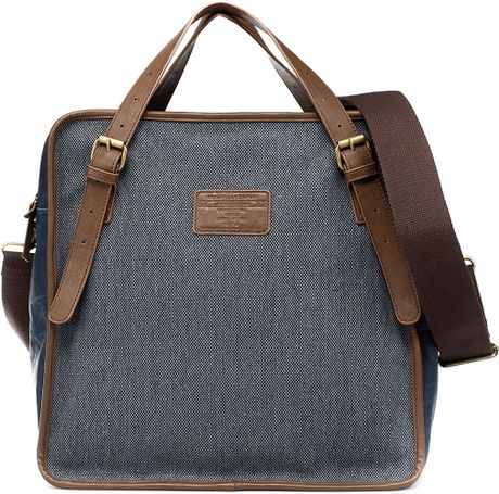 Zara Shopper Bag with Buckles in Blue for Men (navy) | Lyst