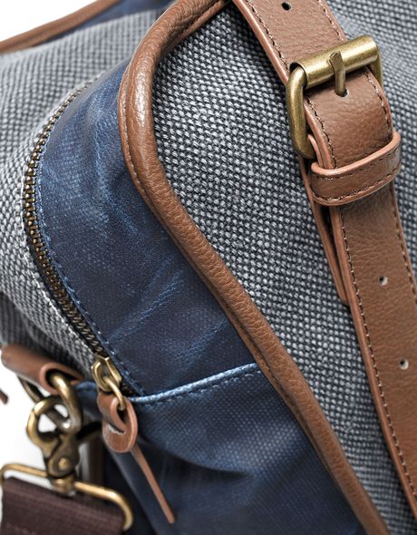 Zara Shopper Bag with Buckles in Blue for Men (navy) | Lyst