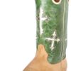 Ariat Mens Ranchero Pull On Boot in Green for Men (sand/electric green) - Lyst