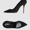 Casadei Closed Toe Slip Ons in Black - Lyst