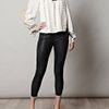 Isabel Marant Kalas Skinny Leather Trousers in Gray (black) - Lyst