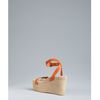 Jeffrey Campbell Suede Moochie Platform Sandals in Orange - Lyst