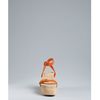 Jeffrey Campbell Suede Moochie Platform Sandals in Orange - Lyst