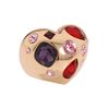 Marc By Marc Jacobs Dexter Glitz Puffed Heart Ring in Blue (r) - Lyst