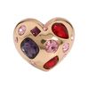 Marc By Marc Jacobs Dexter Glitz Puffed Heart Ring in Blue (r) - Lyst