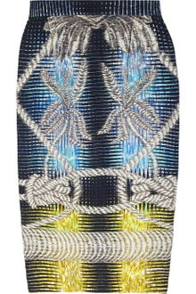 Peter Pilotto Printed Stretch-jersey Pencil Skirt - Lyst