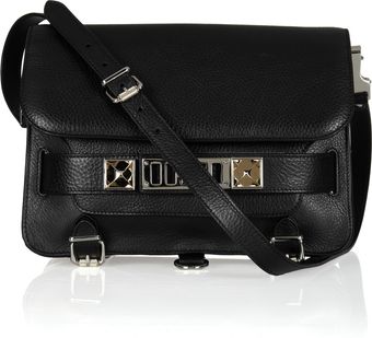 Proenza Schouler Classic Textured-leather Shoulder Bag - Lyst