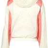 Topshop Airtex Mix Hooded Bomber Jacket in Pink (lemon) - Lyst