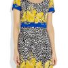 Versace Printed Silkblend Crepe Dress in Multicolor (multicolored) - Lyst