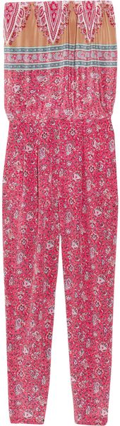 Tibi Parasio Paisleyprint Silk Jumpsuit - Lyst