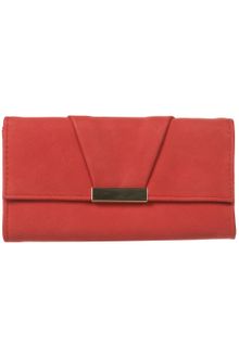 Topshop Red Metal Bar Purse - Lyst