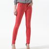 Zara Slim Pop Fabric Trousers in Red - Lyst