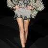 Anna Sui Floralprint Silkcrepe and Lace Shorts in Gray (floral) - Lyst