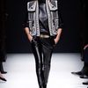 Balmain Fall 2012 Black Leather Skinny Cigarette Pants With Side Pockets  in Black - Lyst