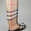 Burberry Checked Rubber Boot in Brown - Lyst