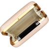 Diane Von Furstenberg Tonda Watersnake Box Clutch in Beige (pink) - Lyst