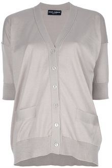 Dolce & Gabbana V-neck Cardigan - Lyst
