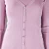Dolce & Gabbana Ribbed Cardigan in Pink - Lyst