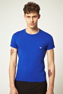 Emporio Armani Crew Neck T Shirt - Lyst