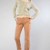 Free People The Cabletown Pullover in Green - Lyst
