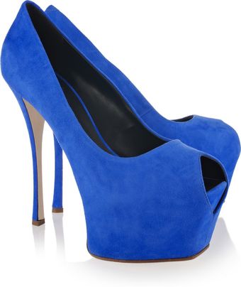 Giuseppe Zanotti Suede Platform Sandals - Lyst