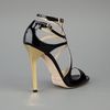 Jimmy Choo Strapy Sandal in Black - Lyst