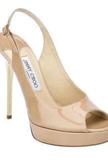 Jimmy Choo Patent Leather Pump - Lyst
